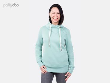 Preview: Schnittmuster Naomi Wickelkragen-Sweatshirt by pattydoo